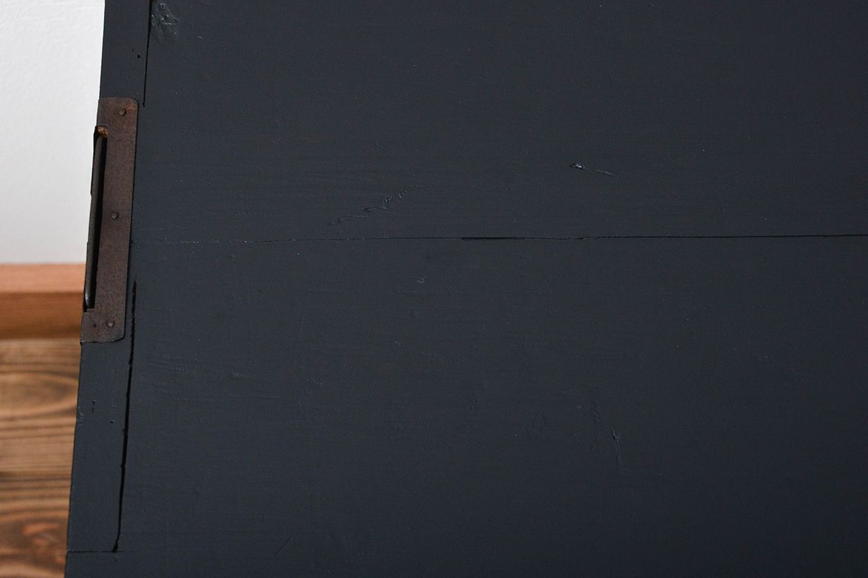 アンティーク家具　アンティーク　鉄脚付きペイントローボード