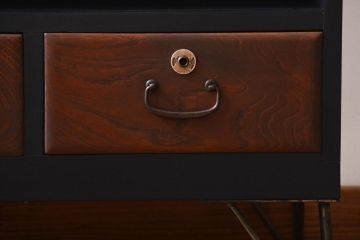 アンティーク家具　アンティーク　鉄脚付きペイントローボード