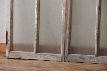 オリジナルペイント　ガラス窓2枚セット