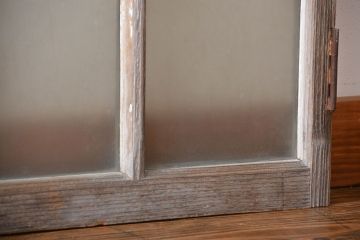 オリジナルペイント　ガラス窓2枚セット