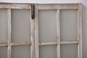 オリジナルペイント　ガラス窓2枚セット