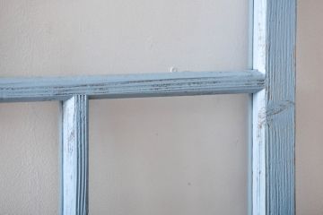 アンティークペイント　ガラス戸四枚セット(窓)