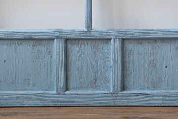 アンティークペイント　ガラス戸四枚セット(窓)