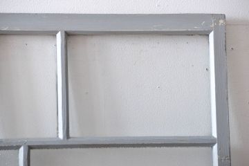 アンティークペイント　ガラス戸2枚セット