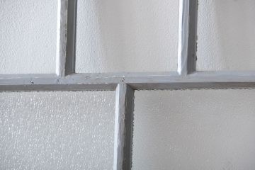 アンティークペイント　ガラス戸2枚セット