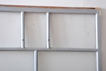 アンティークペイント　ガラス戸2枚セット