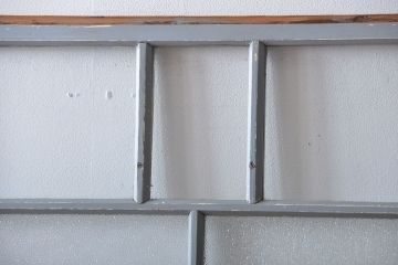 アンティークペイント　ガラス戸2枚セット