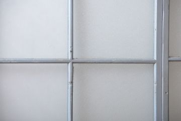 アンティークペイント　ガラス戸2枚セット