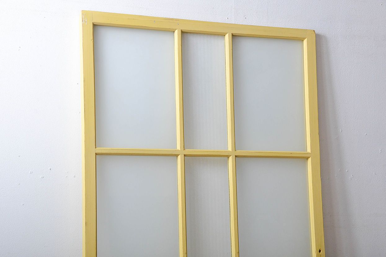 アンティークペイント　ガラス戸