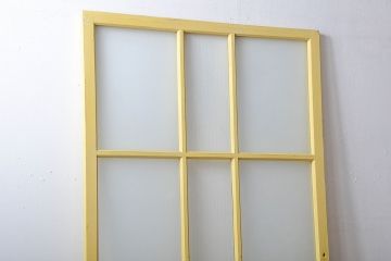 アンティークペイント　ガラス戸