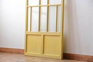 アンティークペイント　ガラス戸