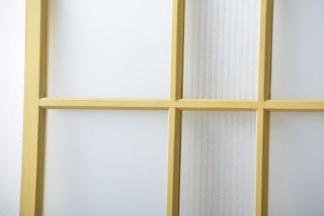 アンティークペイント　ガラス戸