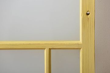 アンティークペイント　ガラス戸