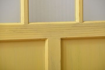 アンティークペイント　ガラス戸