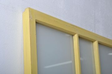 アンティークペイント　ガラス戸