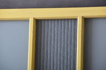 アンティークペイント　ガラス戸