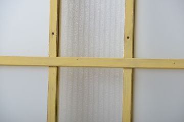 アンティークペイント　ガラス戸