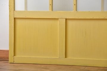 アンティークペイント　ガラス戸