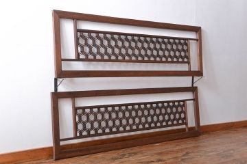 古民具・骨董　組子欄間2枚セット