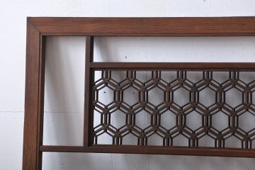 古民具・骨董　組子欄間2枚セット