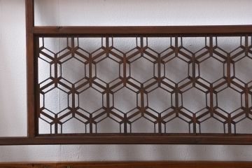 古民具・骨董　組子欄間2枚セット