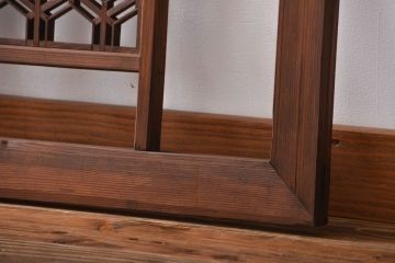古民具・骨董　組子欄間2枚セット