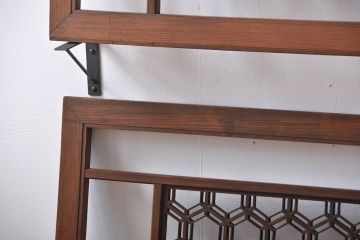 古民具・骨董　組子欄間2枚セット