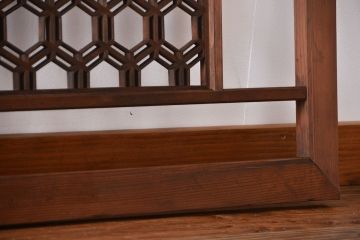 古民具・骨董　組子欄間2枚セット
