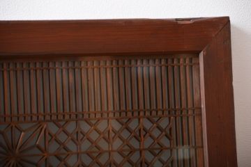 古民具・骨董　ガラス入り欄間(1)
