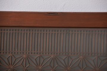 古民具・骨董　ガラス入り欄間(1)