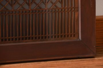 古民具・骨董　ガラス入り欄間(1)
