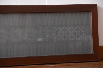 古民具・骨董　ガラス入り欄間(1)