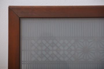 古民具・骨董　ガラス入り欄間(1)