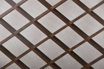 古民具・骨董　ガラス入り欄間(2)