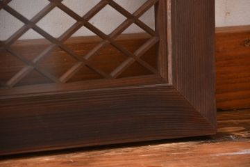 古民具・骨董　ガラス入り欄間(2)