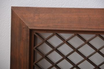 古民具・骨董　ガラス入り欄間(2)