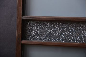 昭和レトロ　ガラス戸2枚(窓)