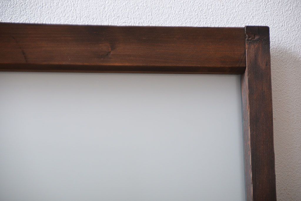 昭和レトロ　ガラス戸2枚(窓)