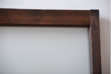 昭和レトロ　ガラス戸2枚(窓)