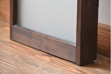 昭和レトロ　ガラス戸2枚(窓)