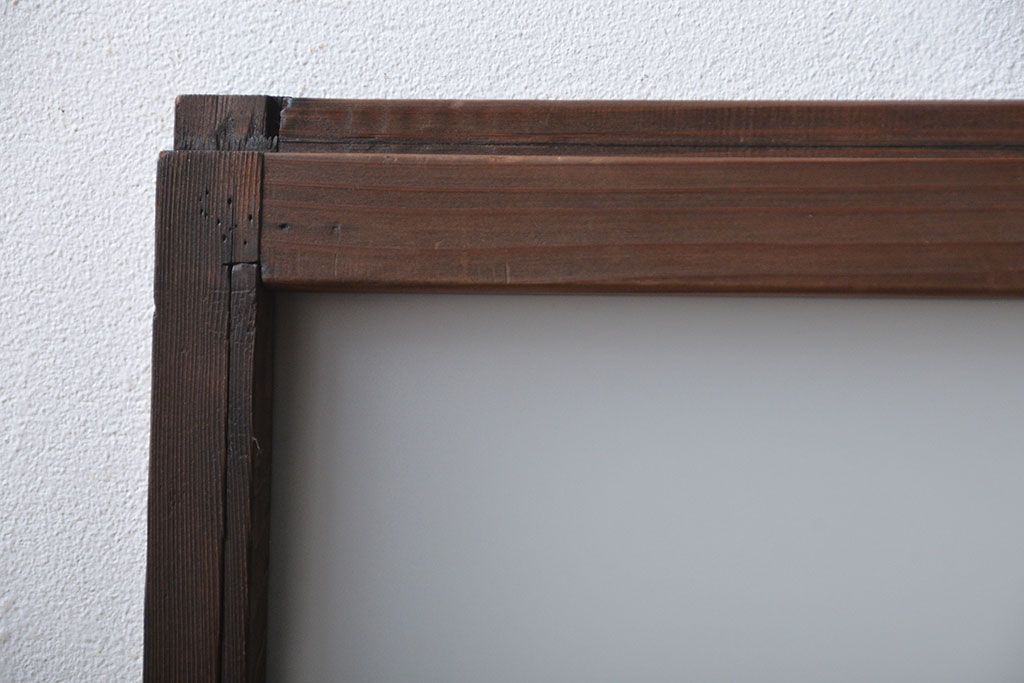 昭和レトロ　ガラス戸2枚(窓)