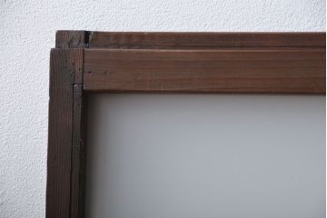 昭和レトロ　ガラス戸2枚(窓)