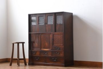 アンティーク家具　古民具・骨董　上品な茶箪笥
