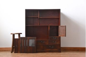 アンティーク家具　古民具・骨董　上品な茶箪笥