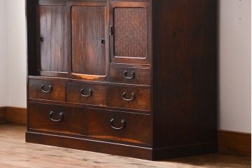 アンティーク家具　古民具・骨董　上品な茶箪笥