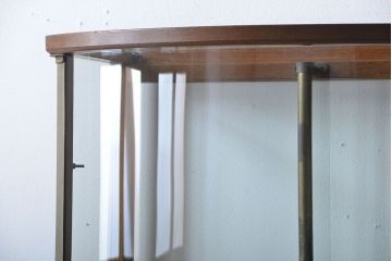 アンティーク家具　アンティーク　カーブガラスショーケース