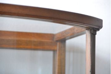 アンティーク家具　アンティーク　カーブガラスショーケース