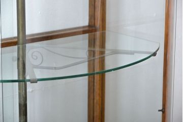 アンティーク家具　アンティーク　カーブガラスショーケース