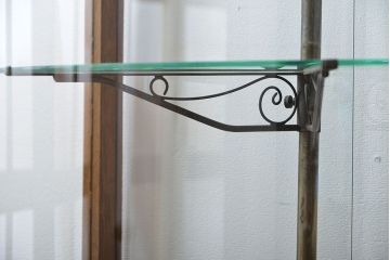 アンティーク家具　アンティーク　カーブガラスショーケース