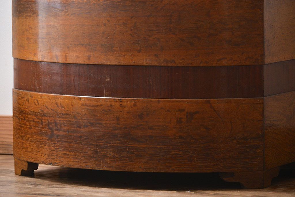 アンティーク家具　アンティーク　カーブガラスショーケース